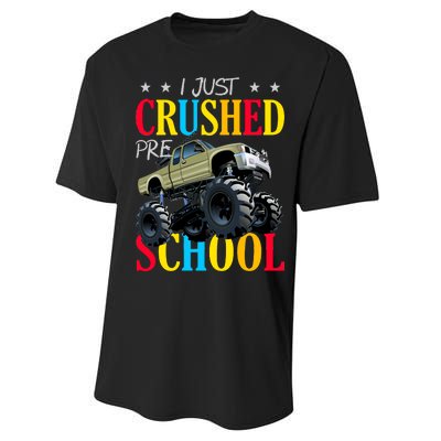 Just Crushed Pre-School Performance Sprint T-Shirt