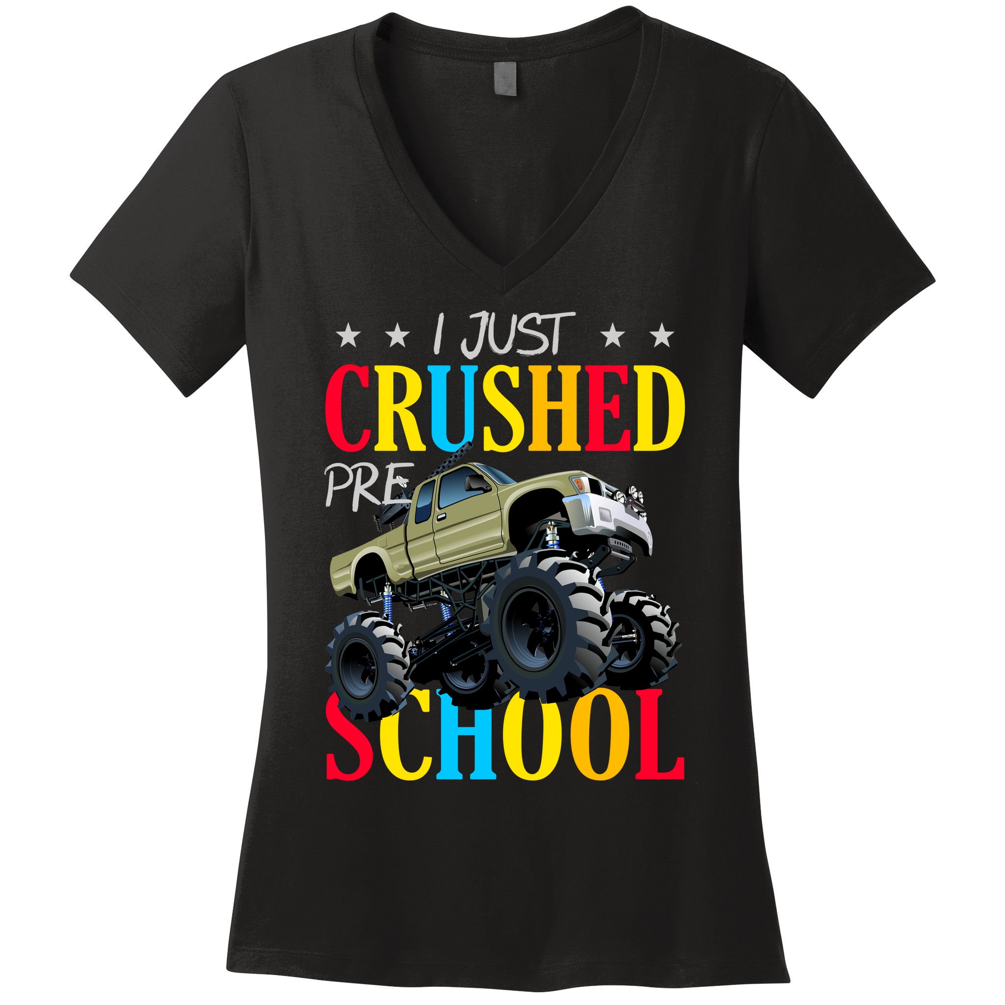 Just Crushed Pre-School Women's V-Neck T-Shirt