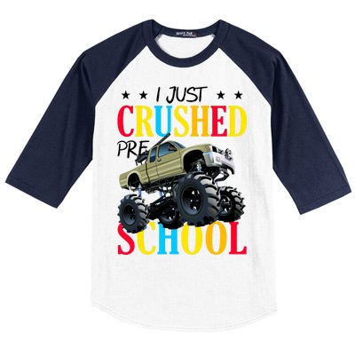 Just Crushed Pre-School Baseball Sleeve Shirt