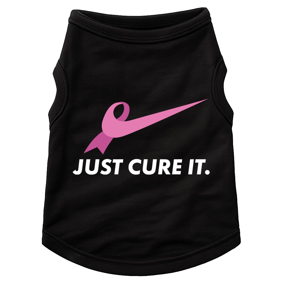 Just Cure It Breast Cancer Awareness Doggie Tank