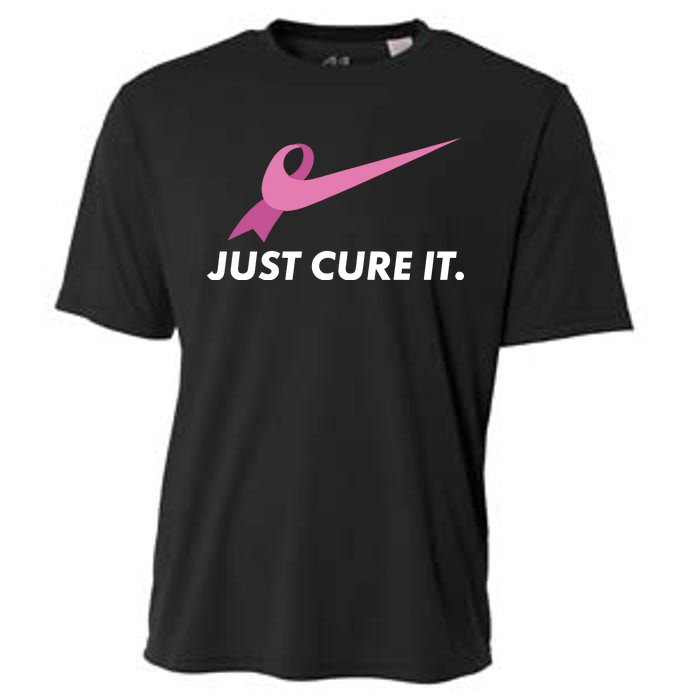 Just Cure It Breast Cancer Awareness Cooling Performance Crew T-Shirt