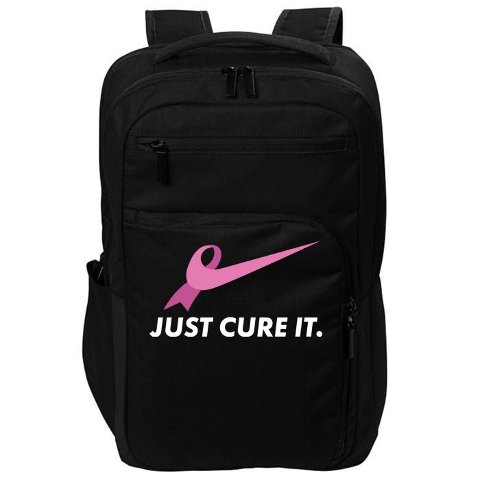 Just Cure It Breast Cancer Awareness Impact Tech Backpack