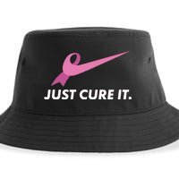 Just Cure It Breast Cancer Awareness Sustainable Bucket Hat