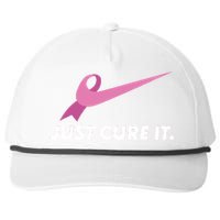 Just Cure It Breast Cancer Awareness Snapback Five-Panel Rope Hat