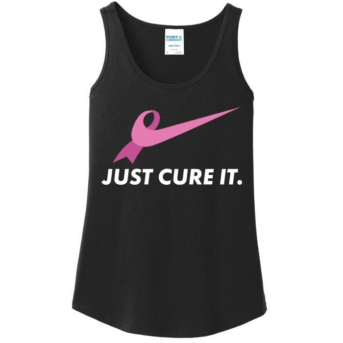 Just Cure It Breast Cancer Awareness Ladies Essential Tank