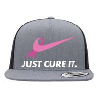 Just Cure It Breast Cancer Awareness Flat Bill Trucker Hat