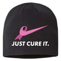 Just Cure It Breast Cancer Awareness Sustainable Beanie