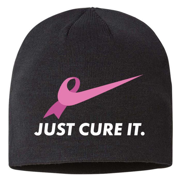 Just Cure It Breast Cancer Awareness Sustainable Beanie