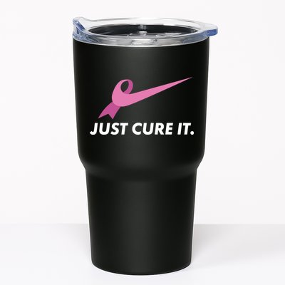 Just Cure It Breast Cancer Awareness Tumbler