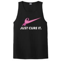 Just Cure It Breast Cancer Awareness PosiCharge Competitor Tank