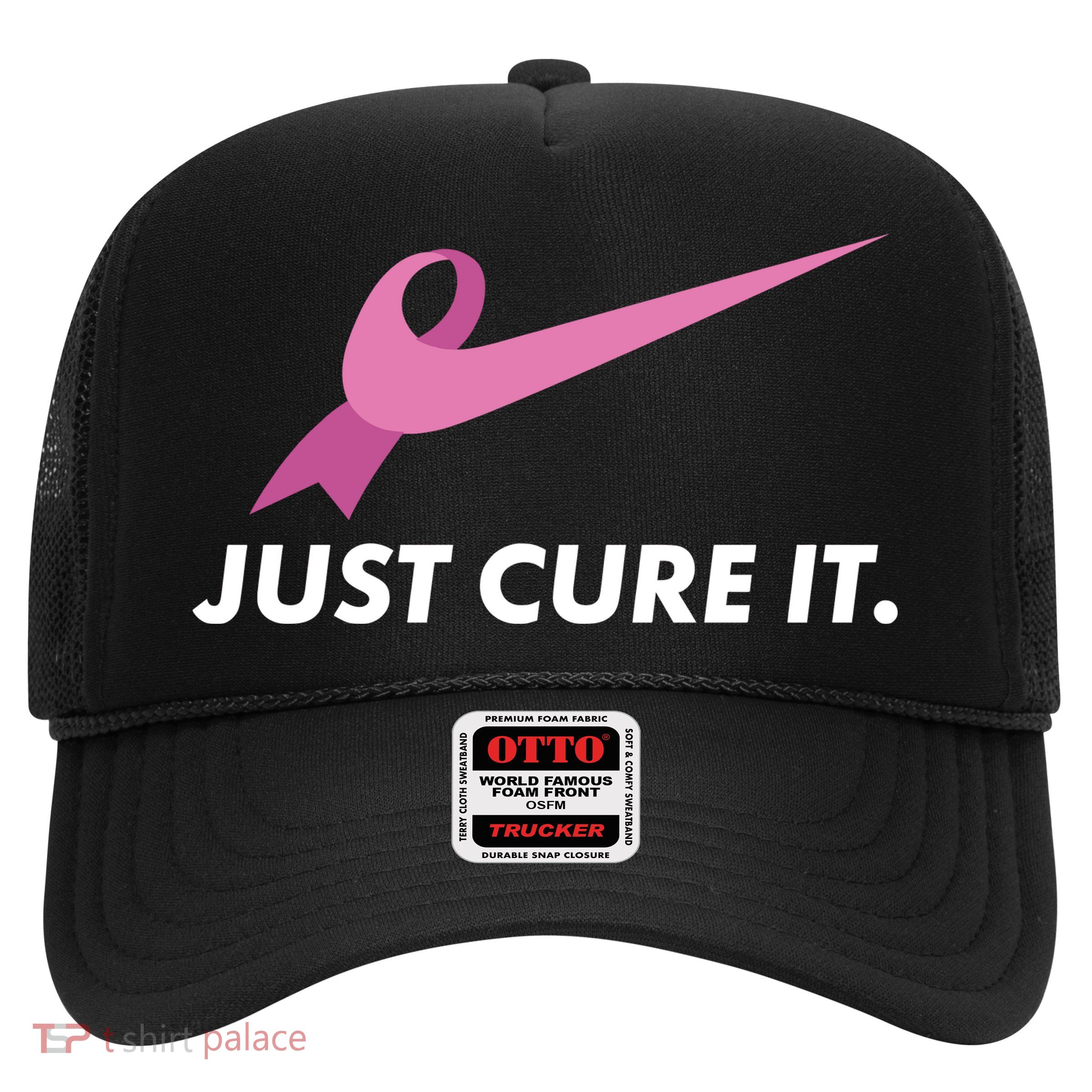 Just Cure It Breast Cancer Awareness Trucker Hat