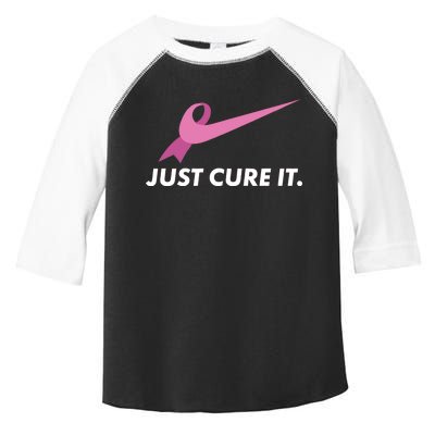 Just Cure It Breast Cancer Awareness Toddler Fine Jersey T-Shirt