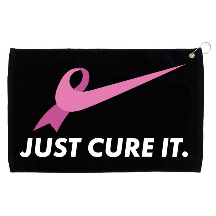 Just Cure It Breast Cancer Awareness Grommeted Golf Towel