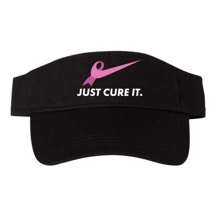 Just Cure It Breast Cancer Awareness Valucap Bio-Washed Visor