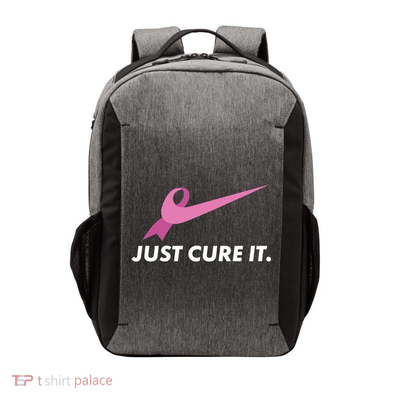 Just Cure It Breast Cancer Awareness Vector Backpack