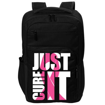 Just Cure It Breast Cancer Tribute Impact Tech Backpack