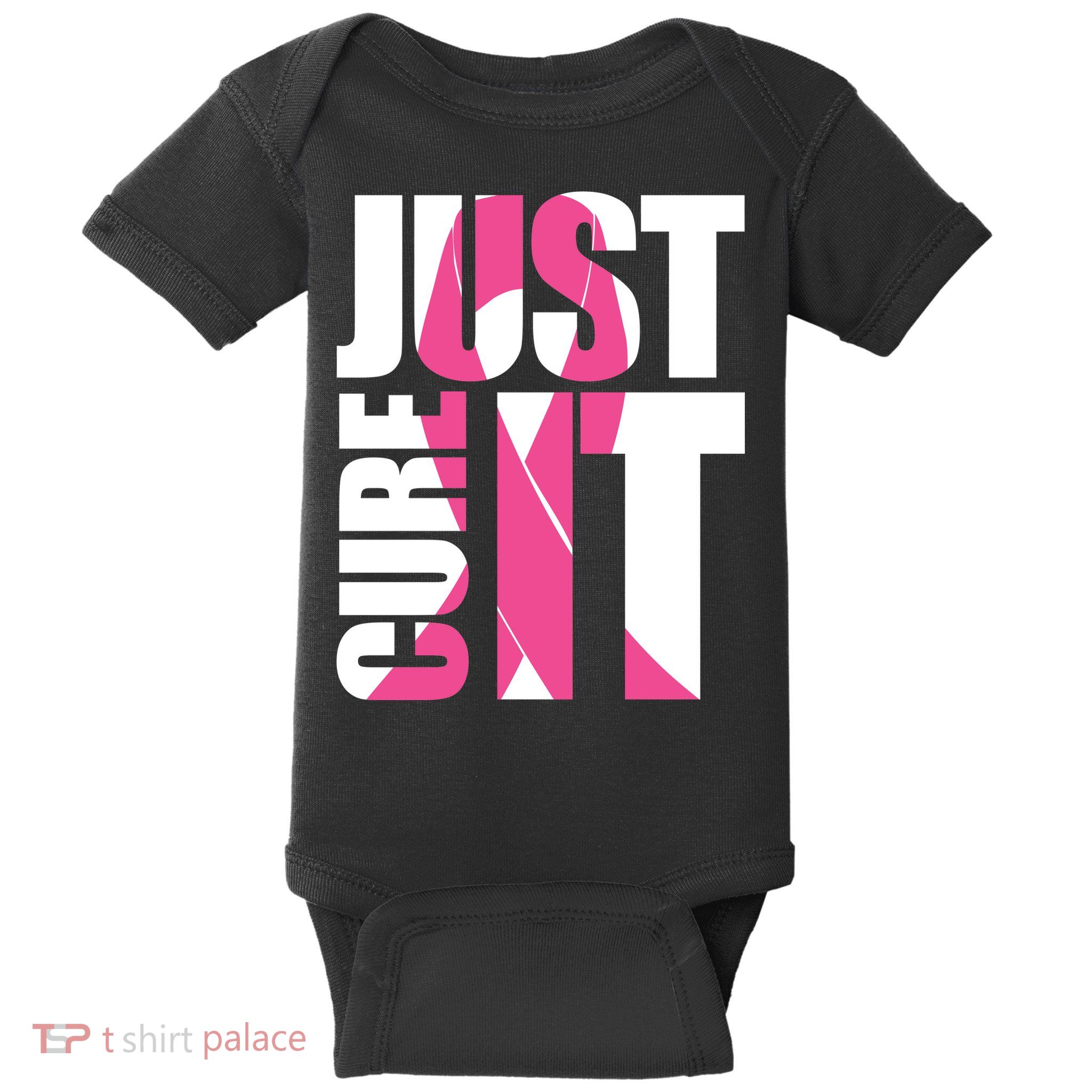 Just Cure It Breast Cancer Tribute Baby Bodysuit