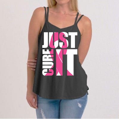 Just Cure It Breast Cancer Tribute Women's Strappy Tank