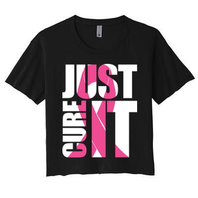 Just Cure It Breast Cancer Tribute Crop Top