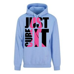 Just Cure It Breast Cancer Tribute Unisex Surf Hoodie