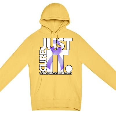 Just Cure it Cystic Fibrosis Premium Pullover Hoodie