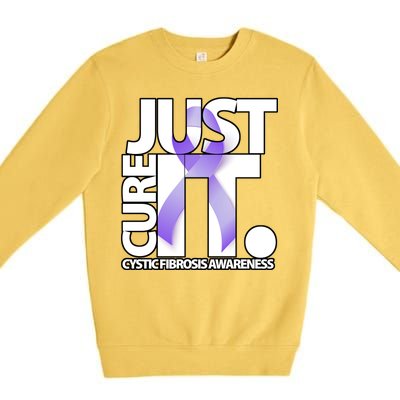 Just Cure it Cystic Fibrosis Premium Crewneck Sweatshirt