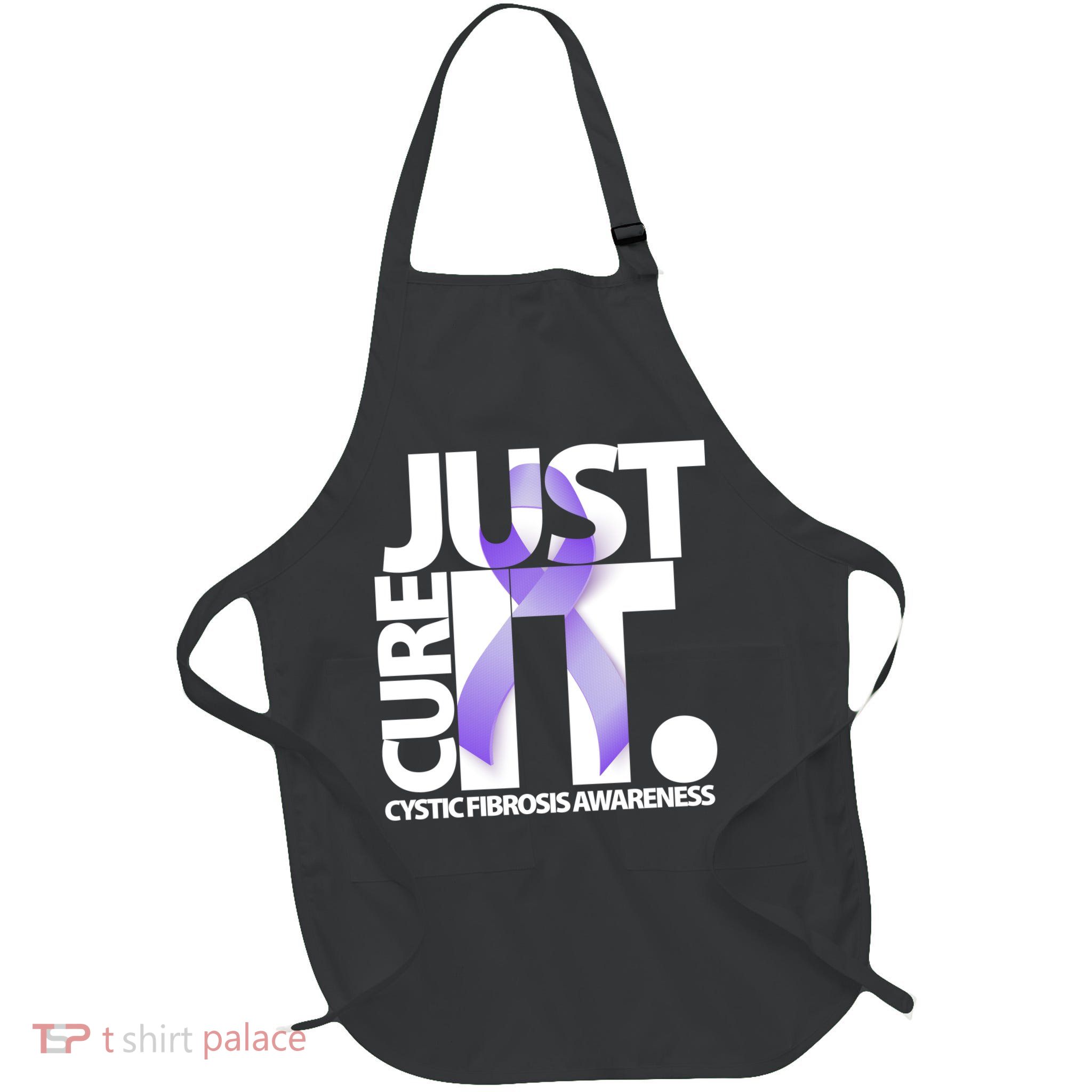 Just Cure it Cystic Fibrosis Full-Length Apron With Pockets