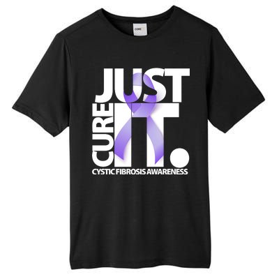 Just Cure it Cystic Fibrosis Tall Fusion ChromaSoft Performance T-Shirt