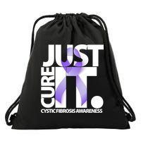 Just Cure it Cystic Fibrosis Drawstring Bag