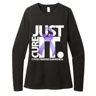 Just Cure it Cystic Fibrosis Womens CVC Long Sleeve Shirt