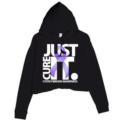 Just Cure it Cystic Fibrosis Crop Fleece Hoodie