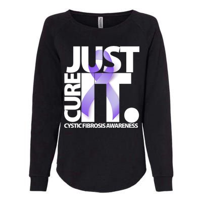 Just Cure it Cystic Fibrosis Womens California Wash Sweatshirt