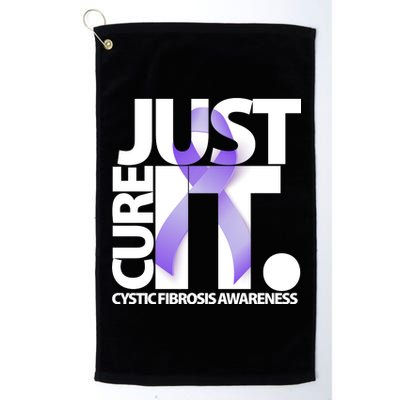 Just Cure it Cystic Fibrosis Platinum Collection Golf Towel