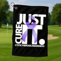 Just Cure it Cystic Fibrosis Golf Towel