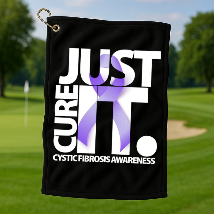 Just Cure it Cystic Fibrosis Golf Towel
