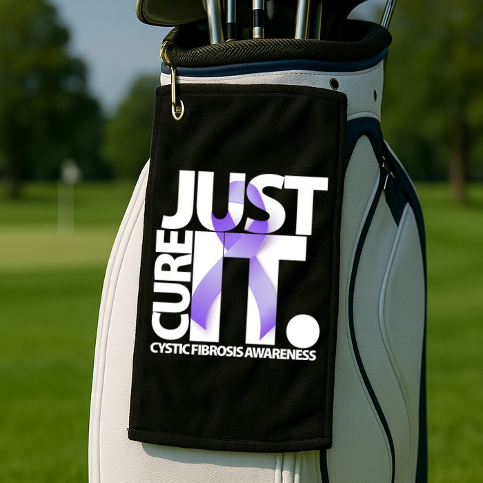 Just Cure it Cystic Fibrosis Golf Towel