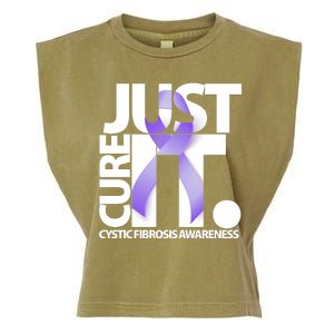 Just Cure it Cystic Fibrosis Garment-Dyed Women's Muscle Tee