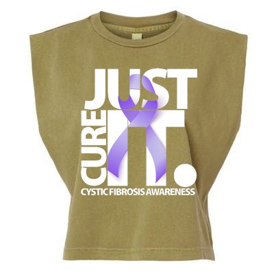 Just Cure it Cystic Fibrosis Garment-Dyed Women's Muscle Tee