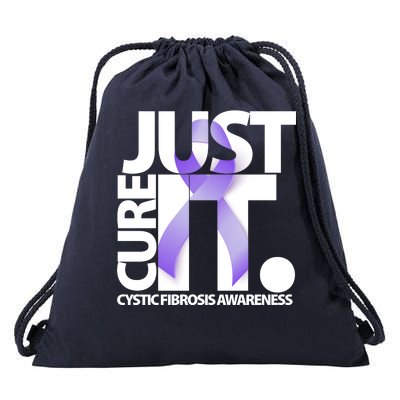 Just Cure it Cystic Fibrosis Drawstring Bag