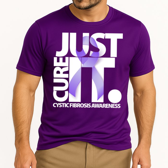 Just Cure it Cystic Fibrosis Cooling Performance Crew T-Shirt