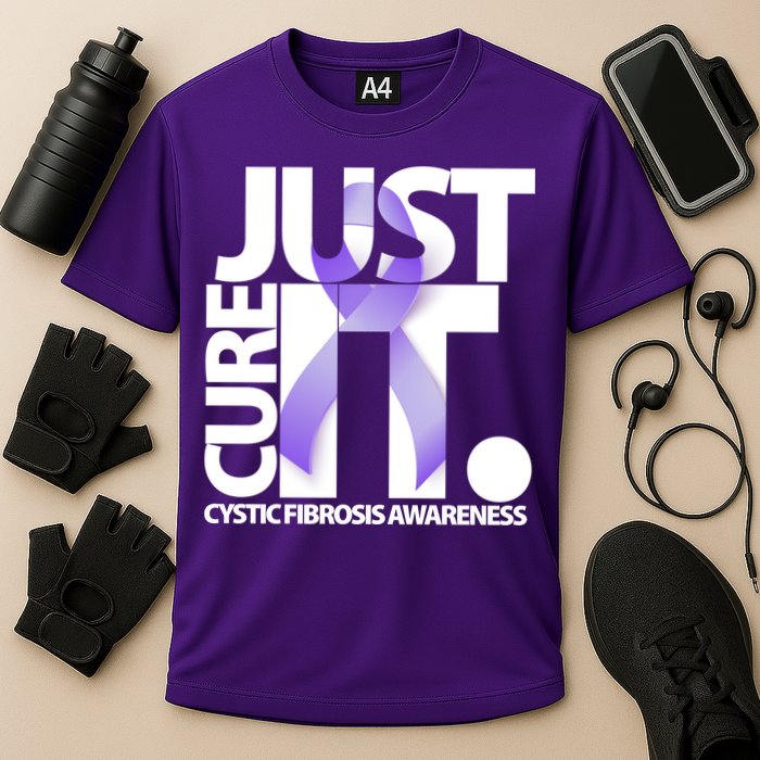 Just Cure it Cystic Fibrosis Cooling Performance Crew T-Shirt
