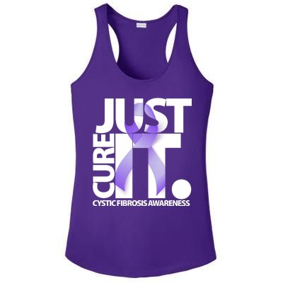 Just Cure it Cystic Fibrosis Ladies PosiCharge Competitor Racerback Tank