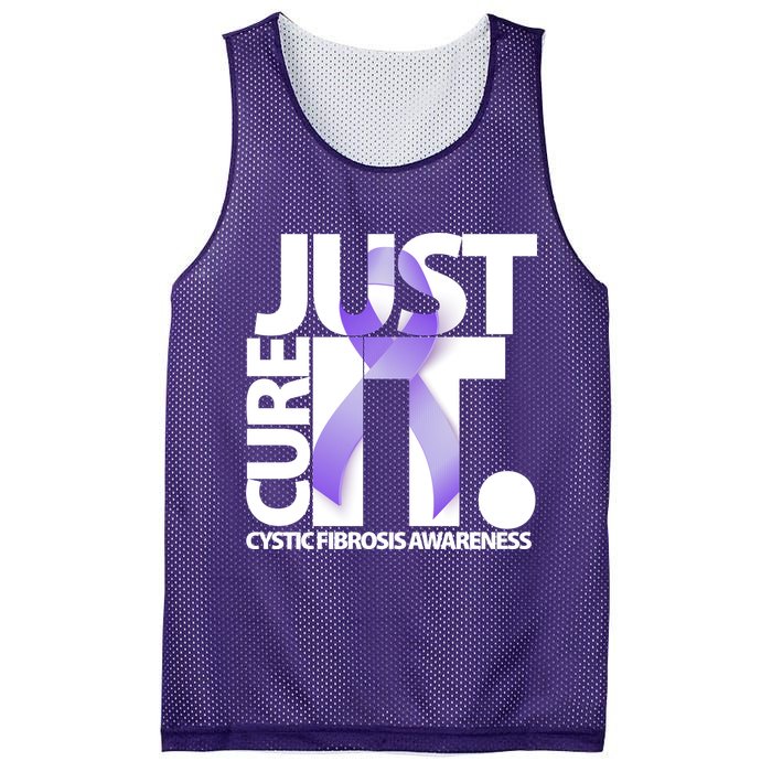 Just Cure it Cystic Fibrosis Mesh Reversible Basketball Jersey Tank