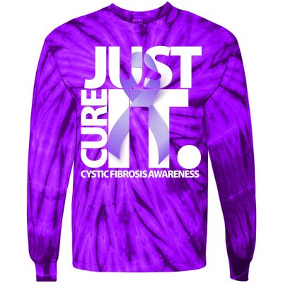 Just Cure it Cystic Fibrosis Tie-Dye Long Sleeve Shirt