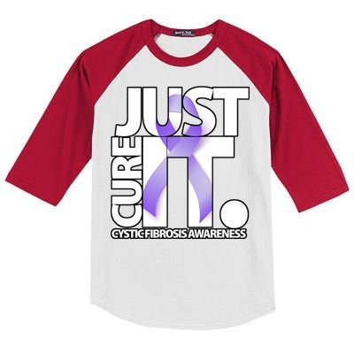 Just Cure it Cystic Fibrosis Kids Colorblock Raglan Jersey