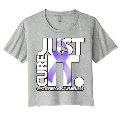 Just Cure it Cystic Fibrosis Women's Crop Top Tee