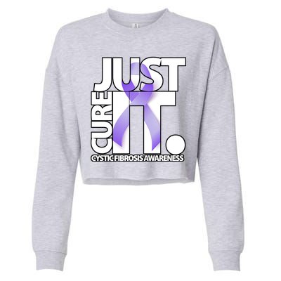 Just Cure it Cystic Fibrosis Cropped Pullover Crew