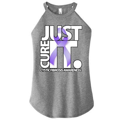 Just Cure it Cystic Fibrosis Women's Perfect Tri Rocker Tank