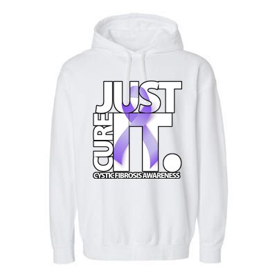 Just Cure it Cystic Fibrosis Garment-Dyed Fleece Hoodie