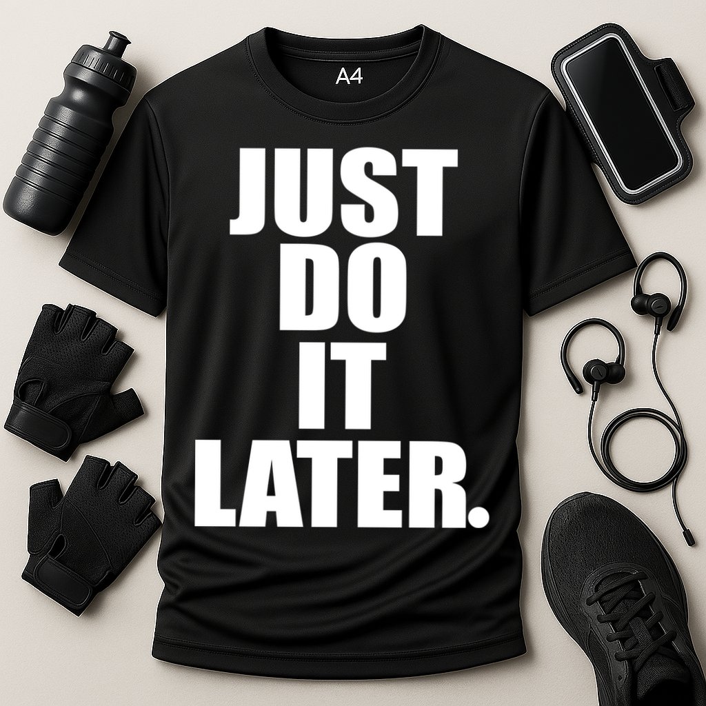 Just Do It Later Performance Shirt